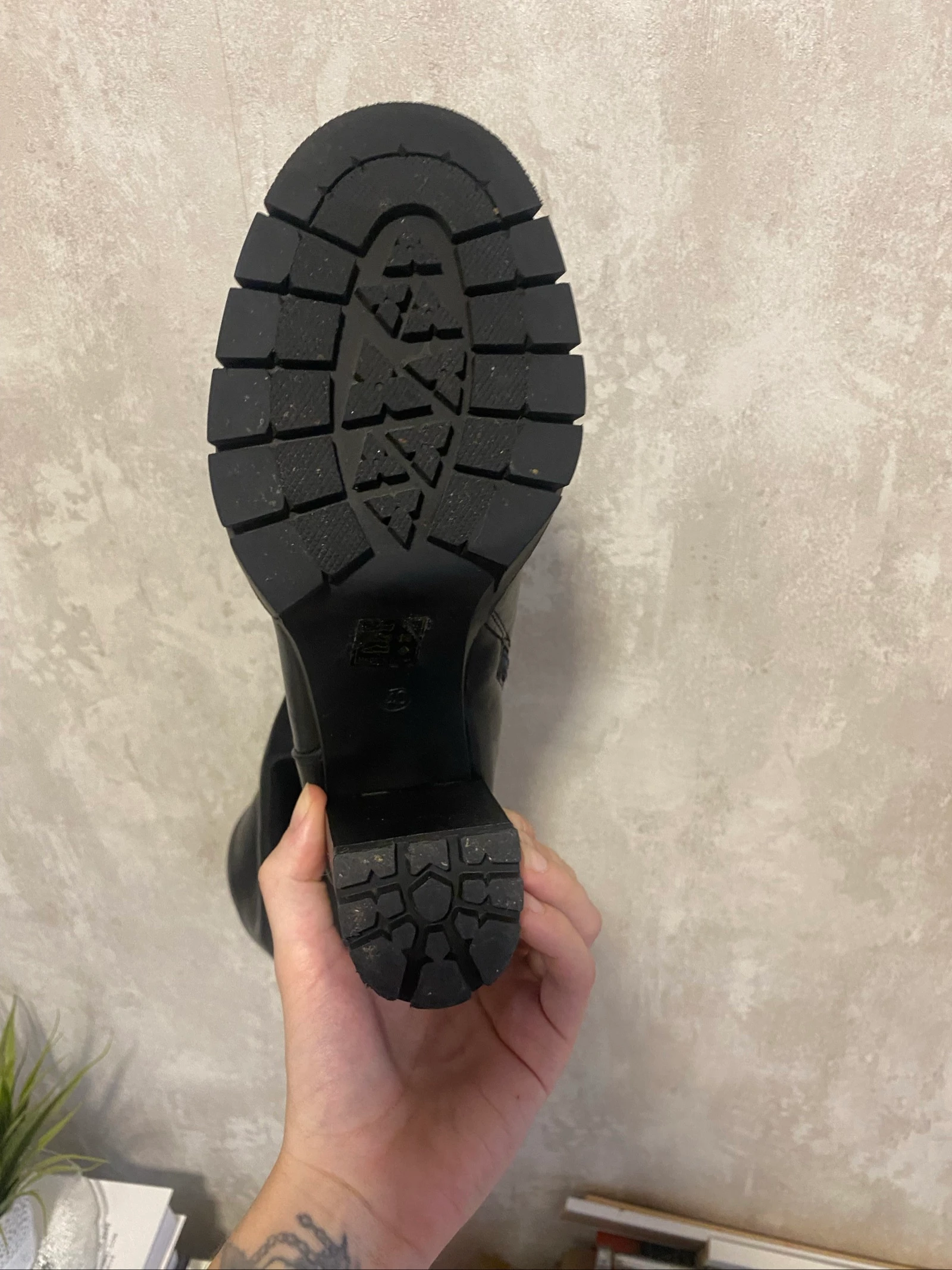 Botas hautes à talons noires – photo 4